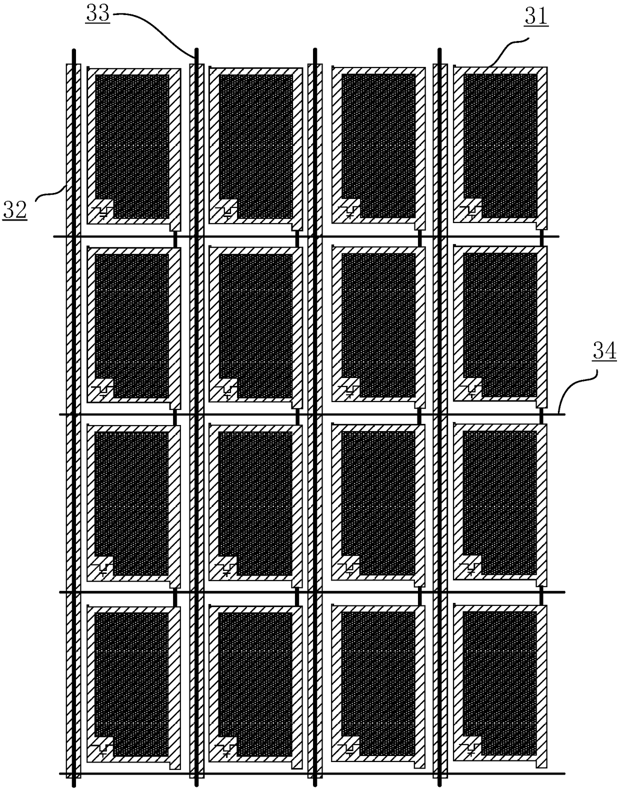 Embedded touch array substrate, driving method thereof, and display device