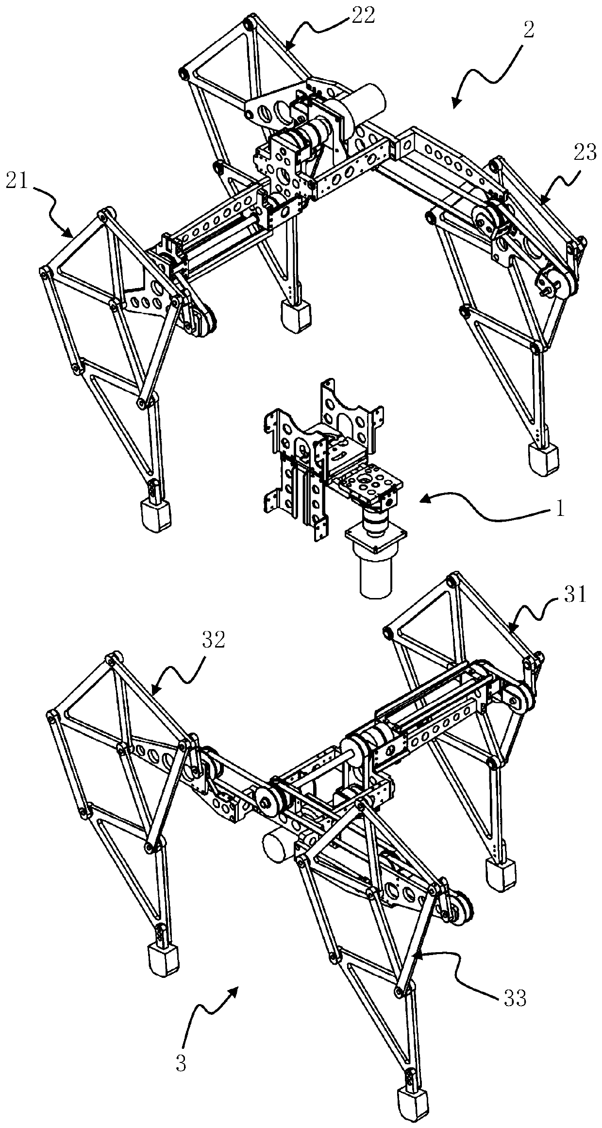 A hexapod robot