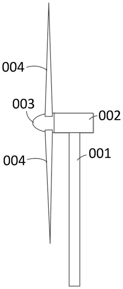 Lightning protection device for fan blade and installation method of lightning protection device