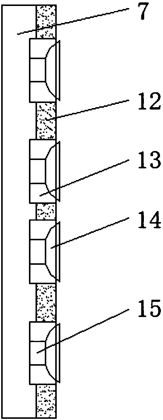 Gripper structure of intelligent stacking robot