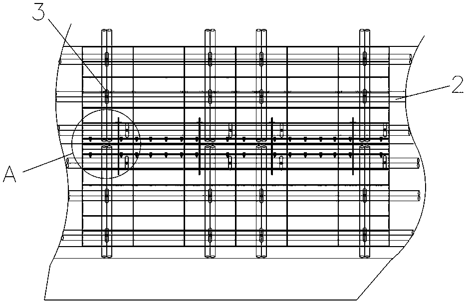 Fixing device for water stop copper sheet