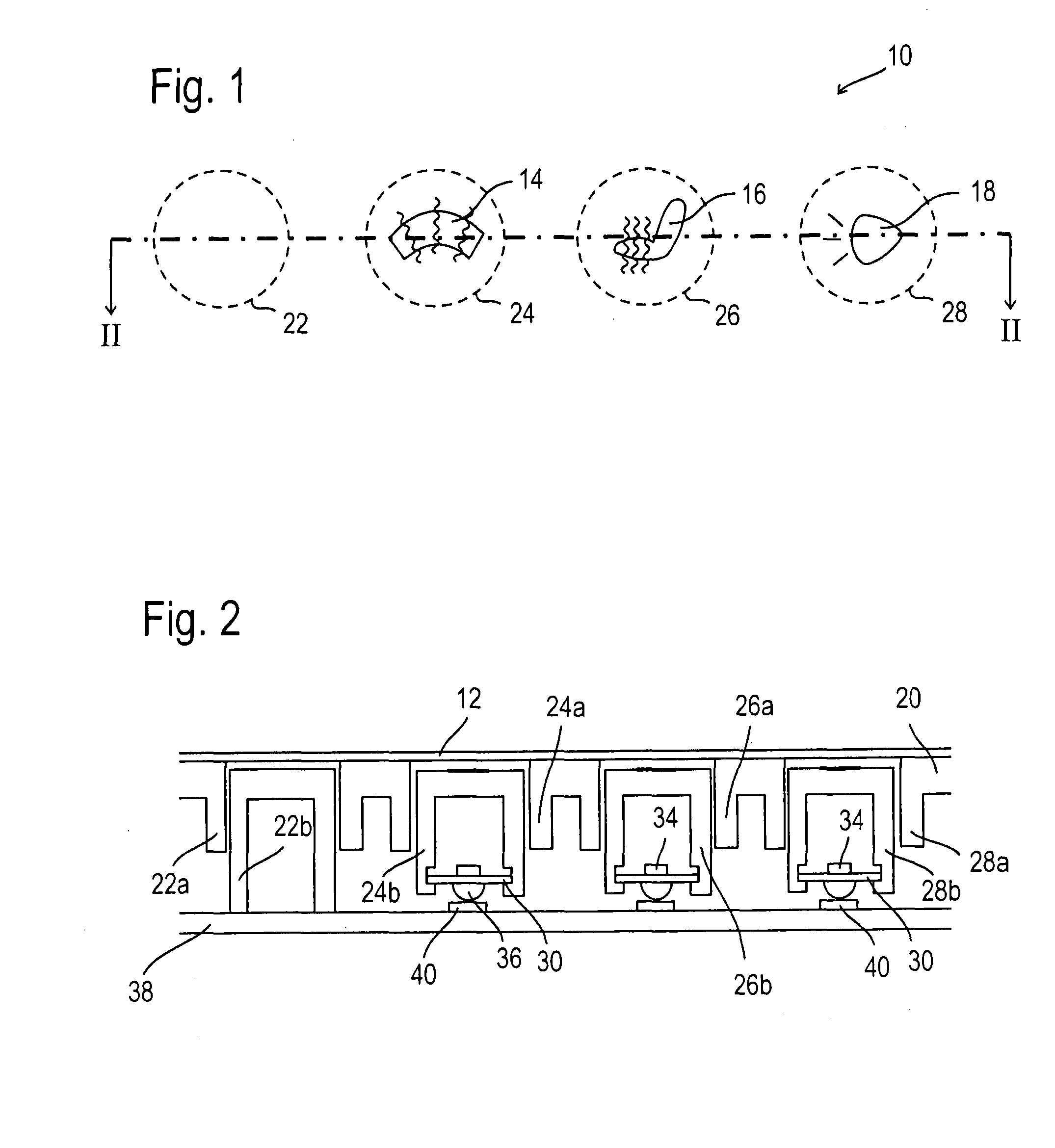 Group of momentary-contact switches as uniform control panel in motor vehicles