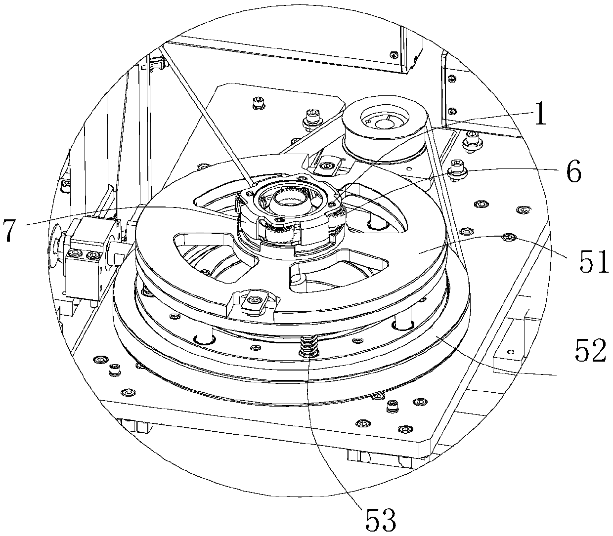 Planetary shaft, limiting device and planetary wheel assembly device