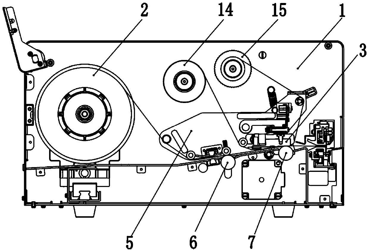 Large-format printer convenient to maintain