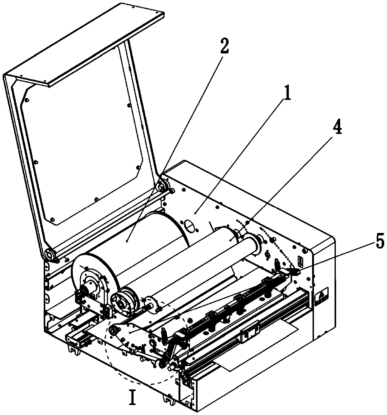 Large-format printer convenient to maintain