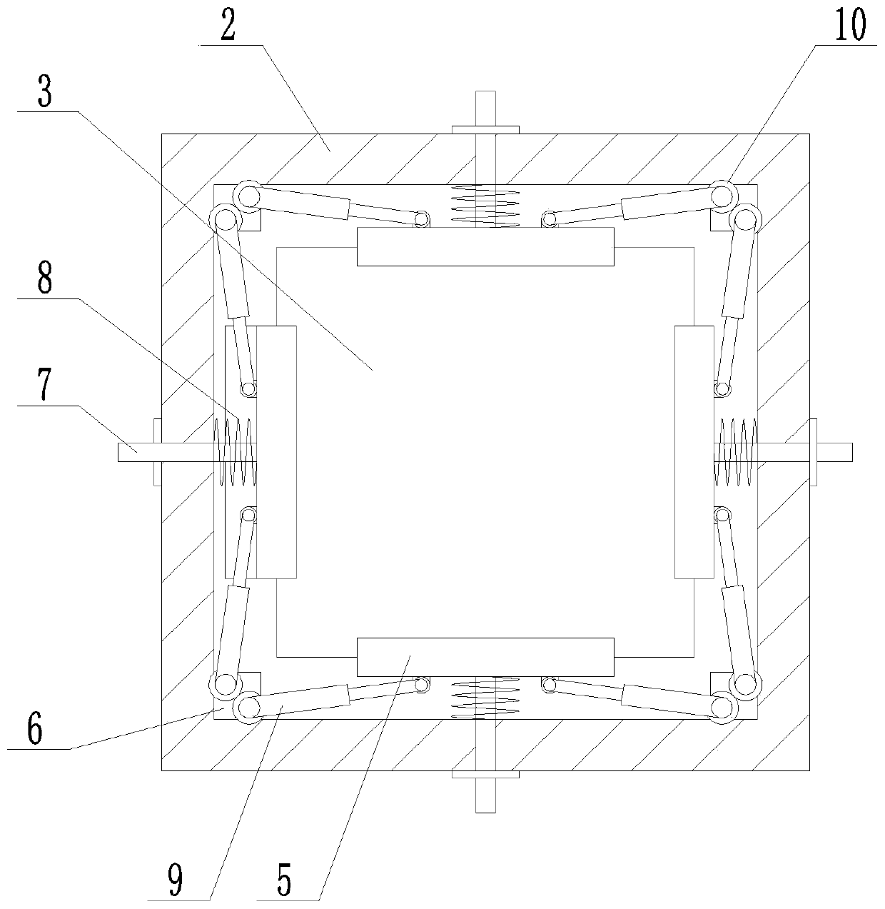 Combined pre-embedded lifting hook and construction method