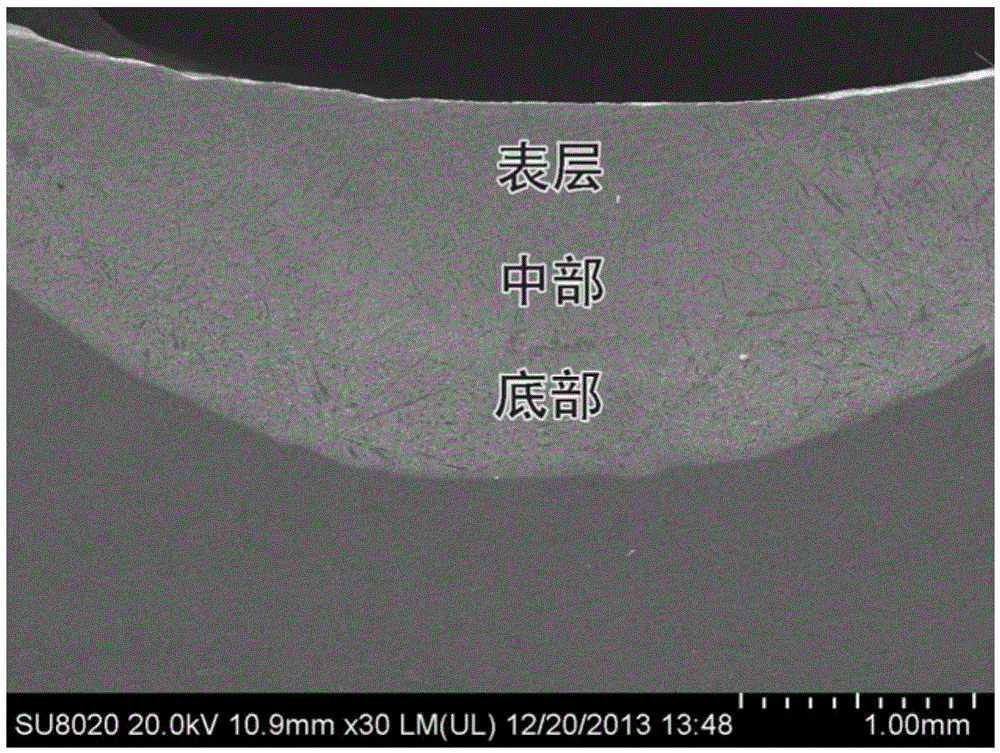 Preparation method for forming particle and short fiber gradient structure on surface of Ti-6Al-4V alloy