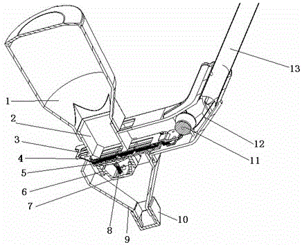 General-purpose handheld type vegetable sowing machine