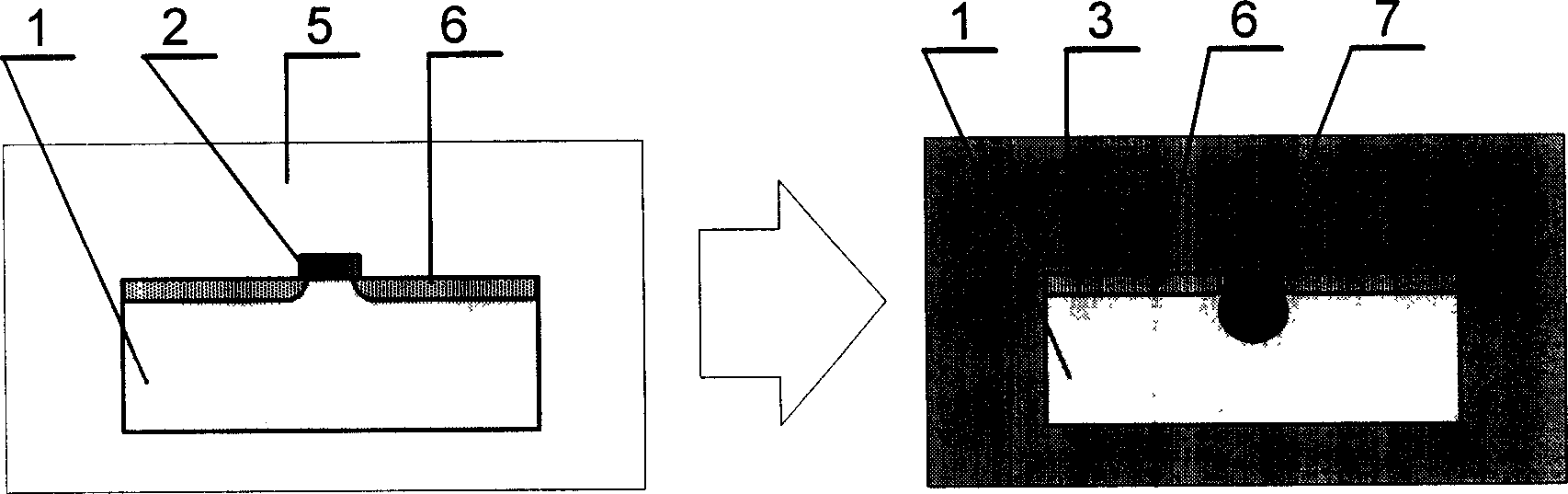 Method for preparing glass waveguide by ion mask