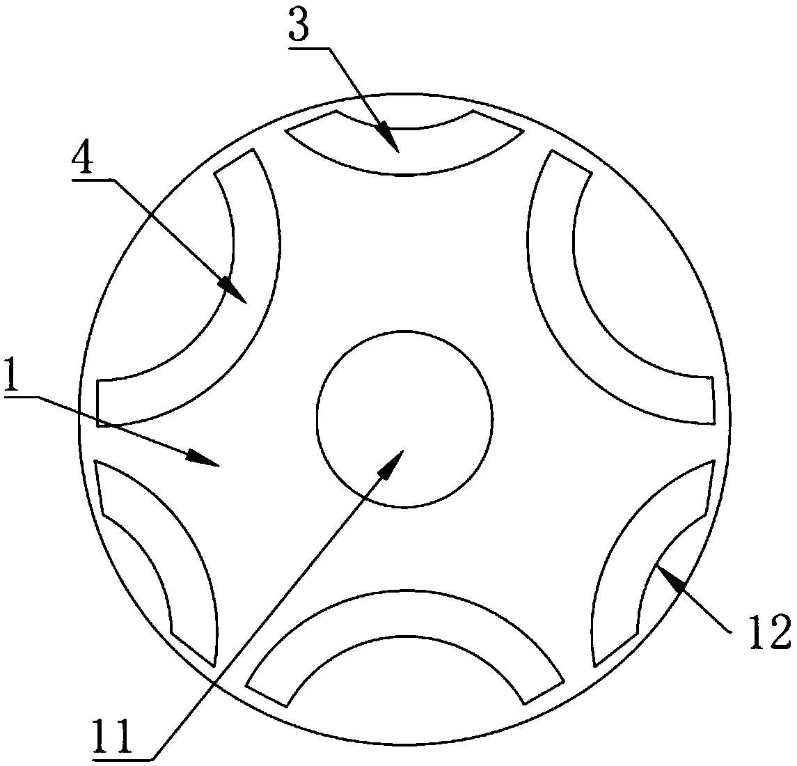 A rotor structure, permanent magnet synchronous motor and compressor