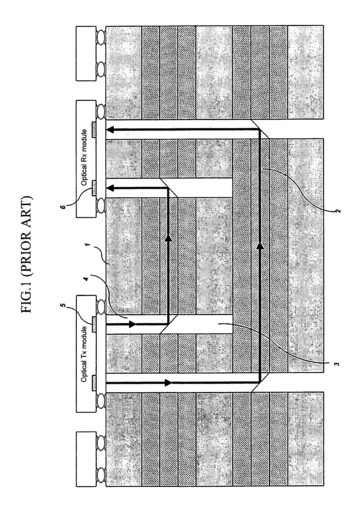 Optical printed circuit board and optical interconnection block using optical fiber bundle