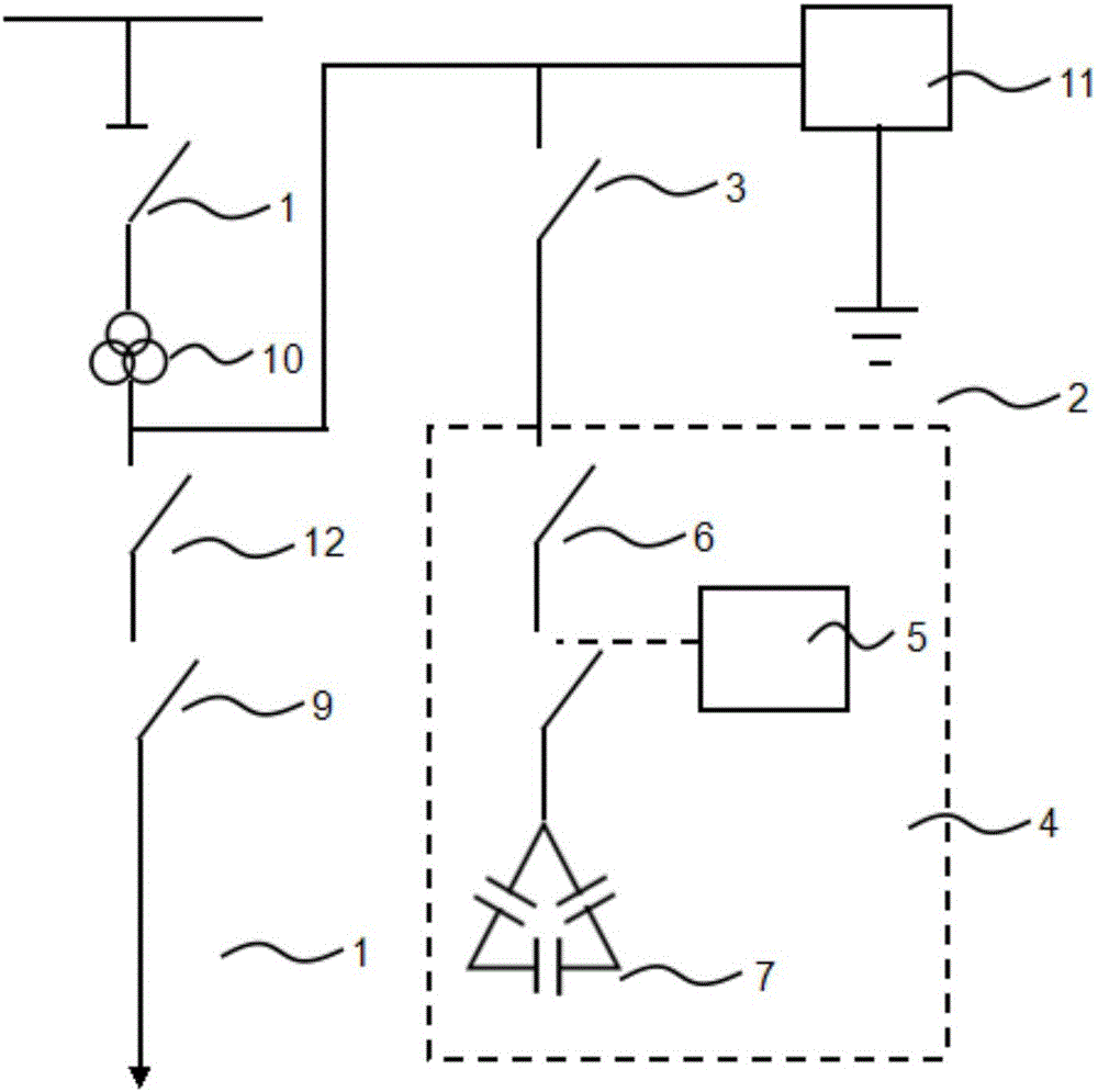 Intelligent reactive compensation power distribution box