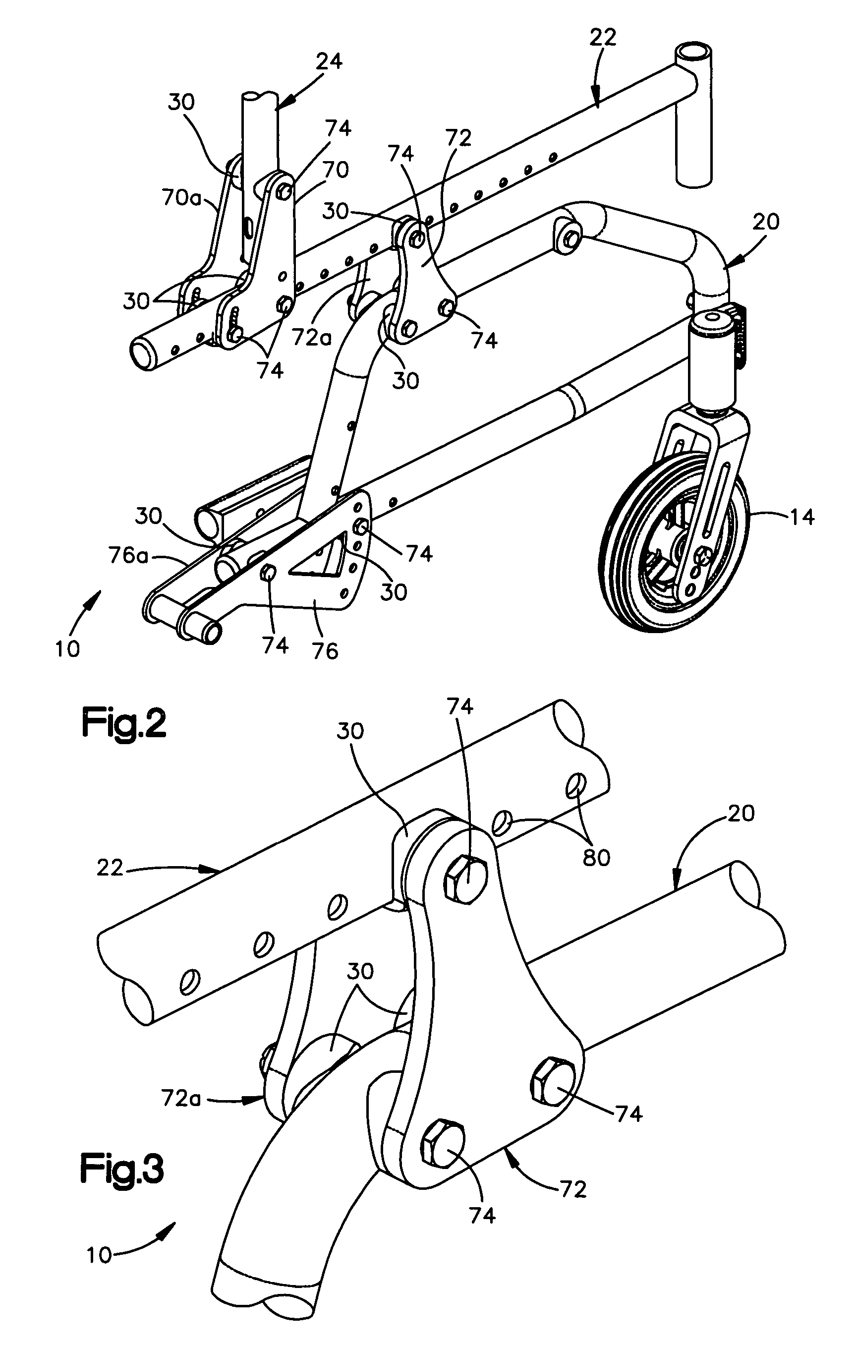 Adjustable personal mobility aid