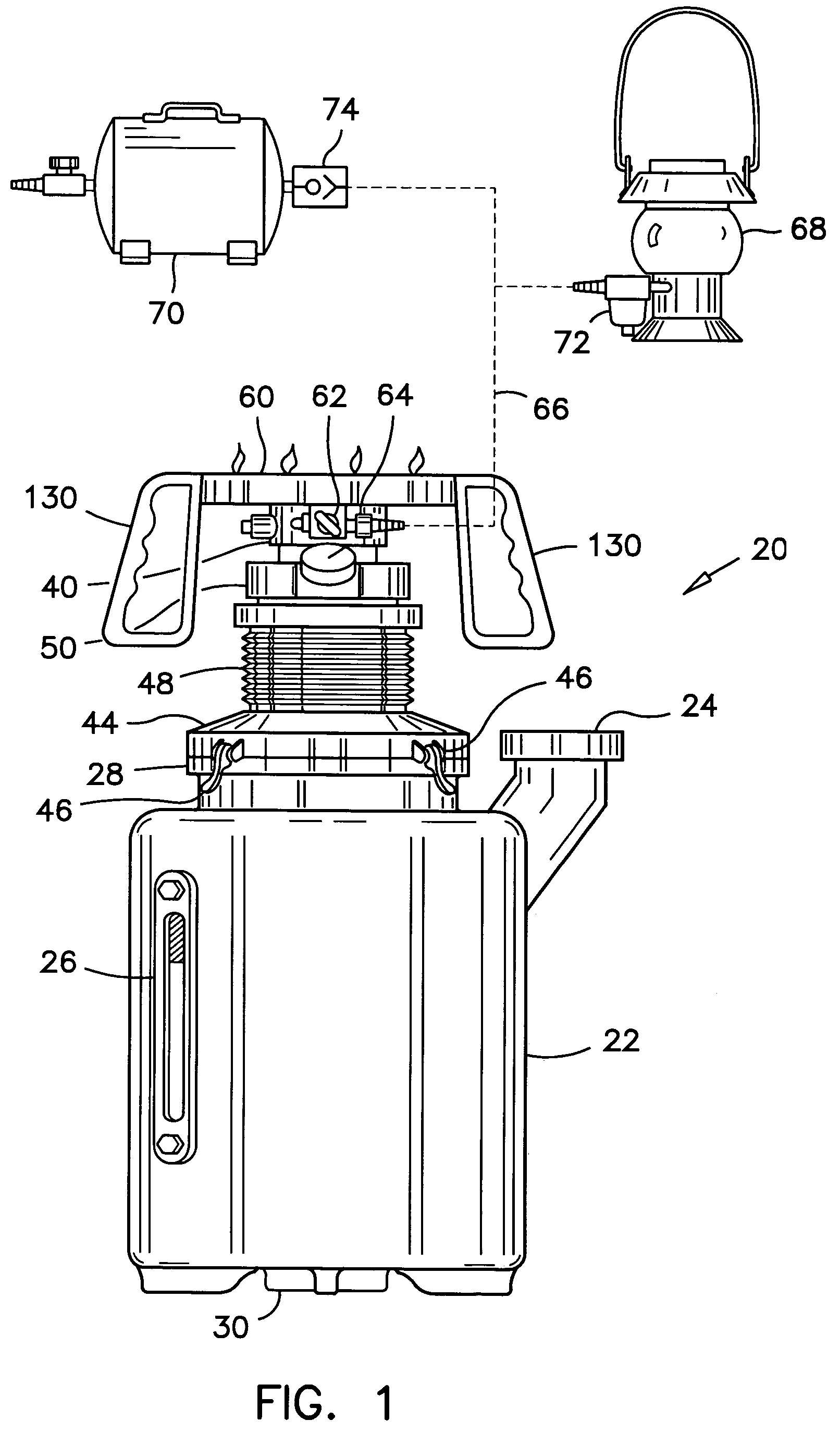 Method and apparatus for hydrogenating hydrocarbon fuels