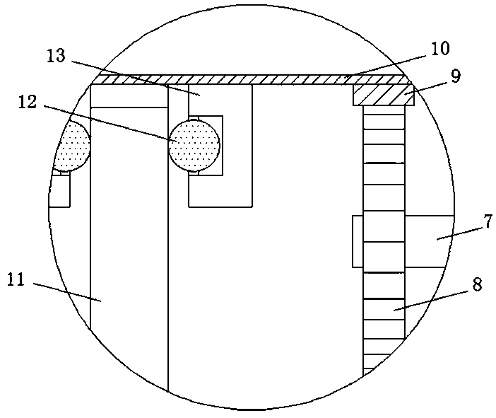 Metal steel tailing drying treatment device based on rotation scattering principle