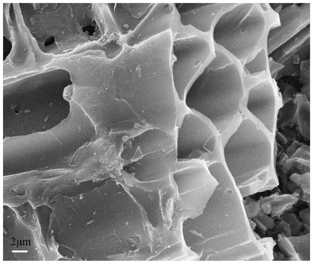 Utilize mimosa to prepare the method for supercapacitor electrode material