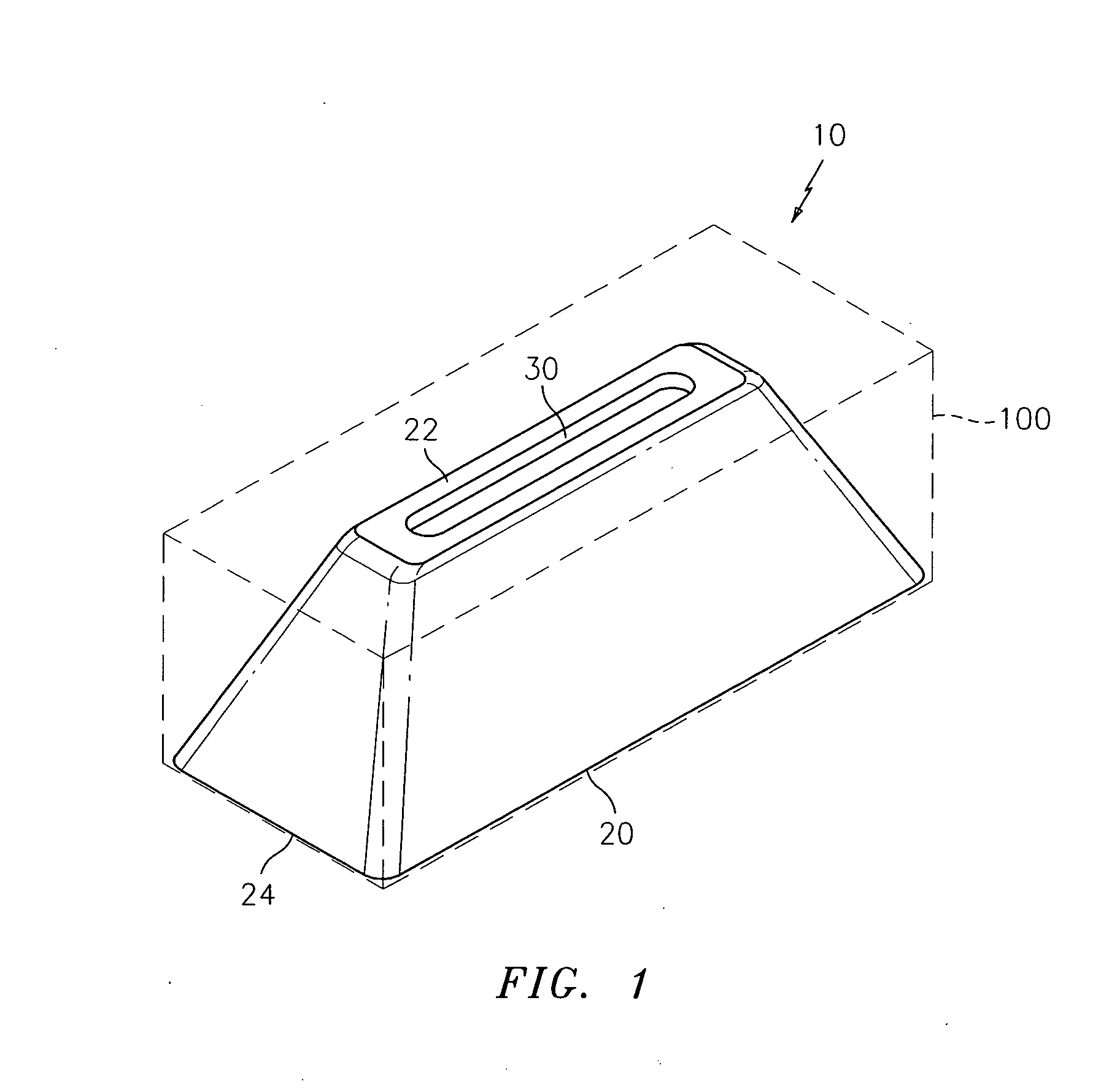 Geometric shaped side bearing pad