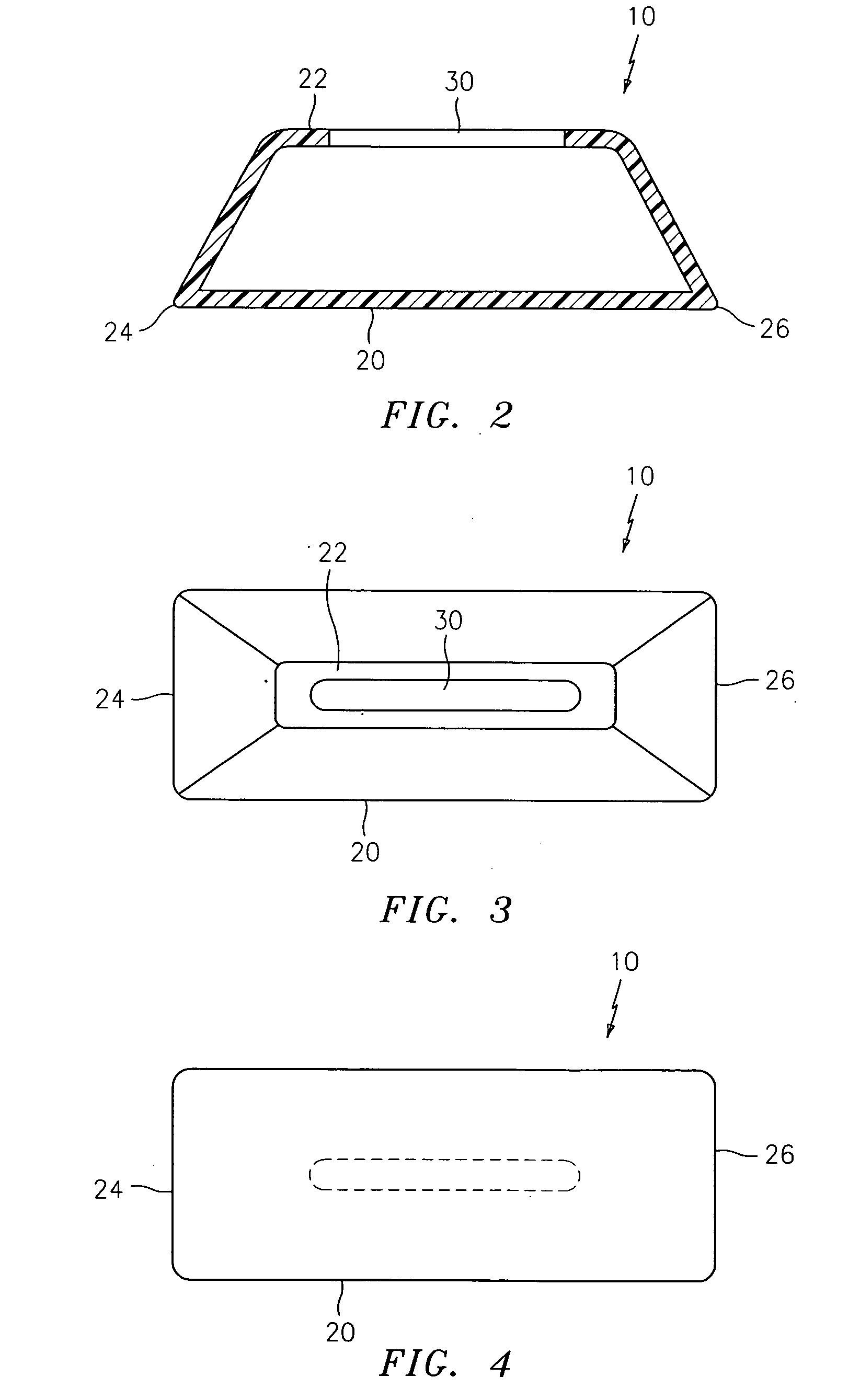 Geometric shaped side bearing pad