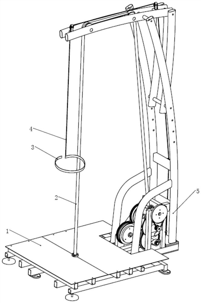 Rope climbing machine