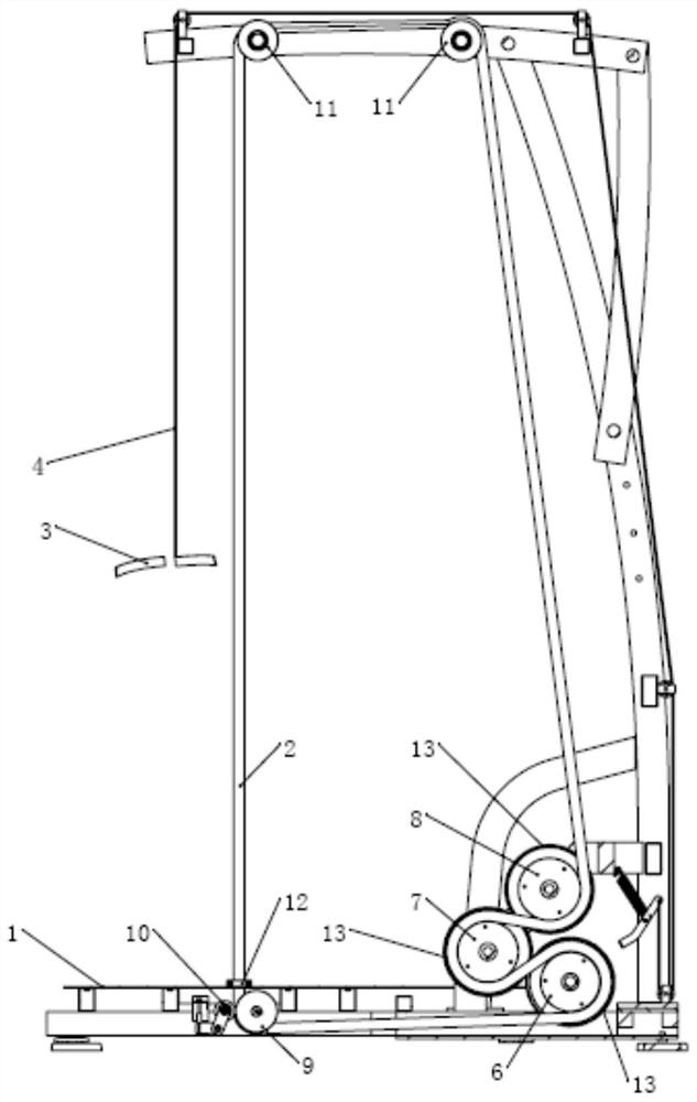 Rope climbing machine