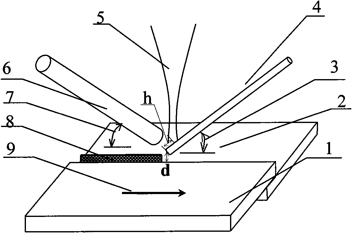 Method for connecting aluminum alloy and steel by laser filler wire