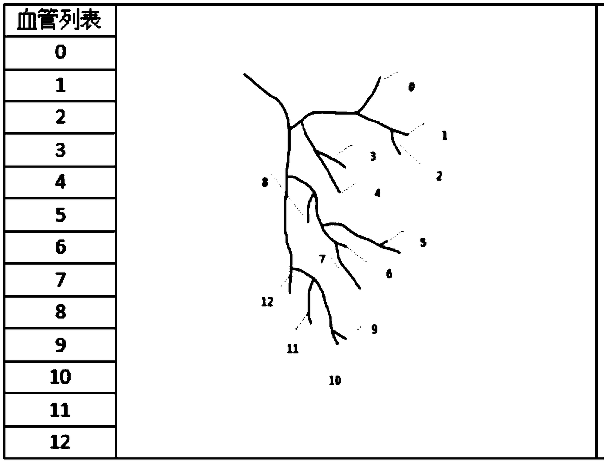 Blood vessel ordering method based on pulmonary artery CT image