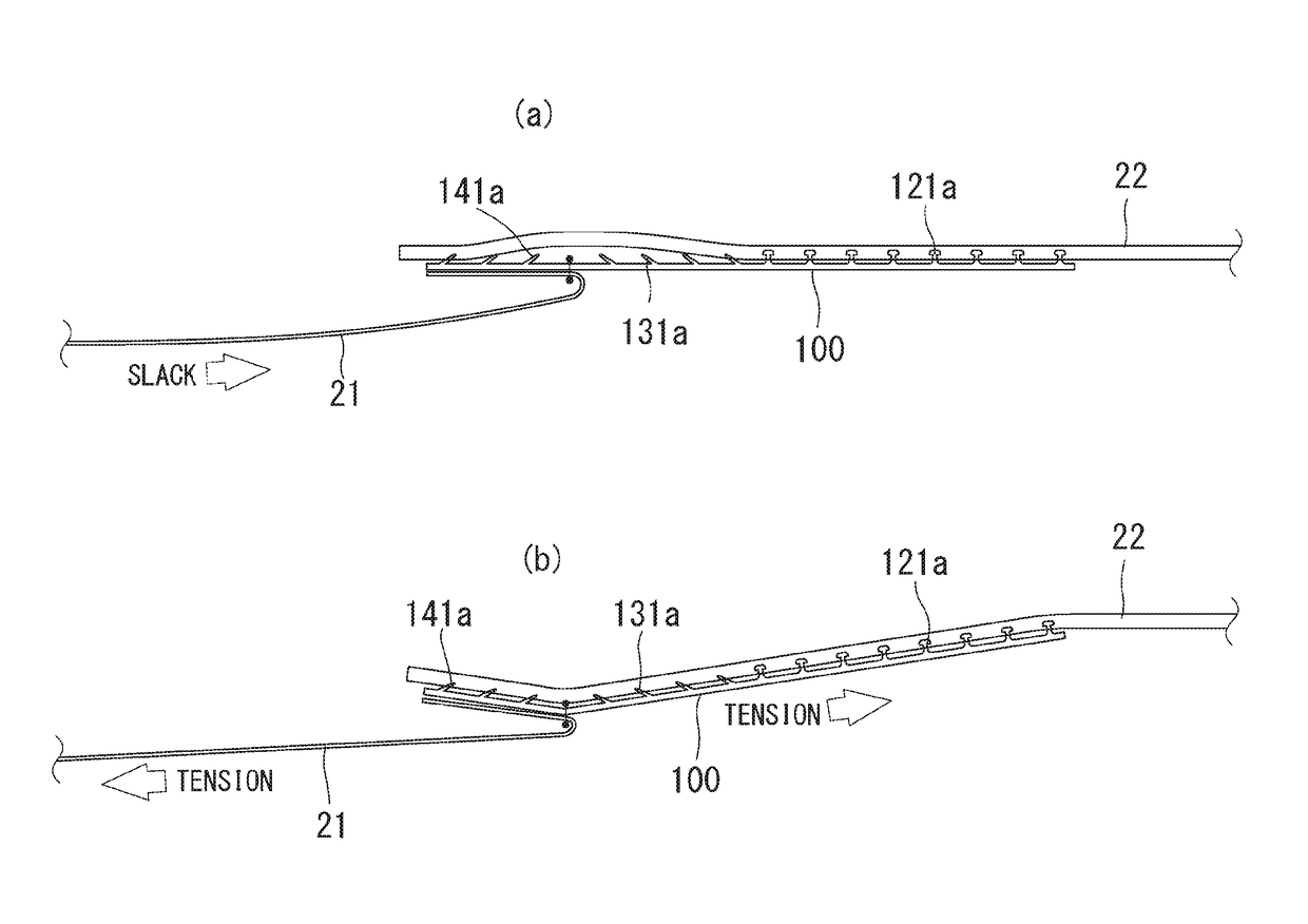 Surface fastener, cushioning structure, and seat structure