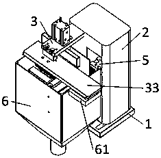 A release paper mechanism for automatically tearing off double-sided tape