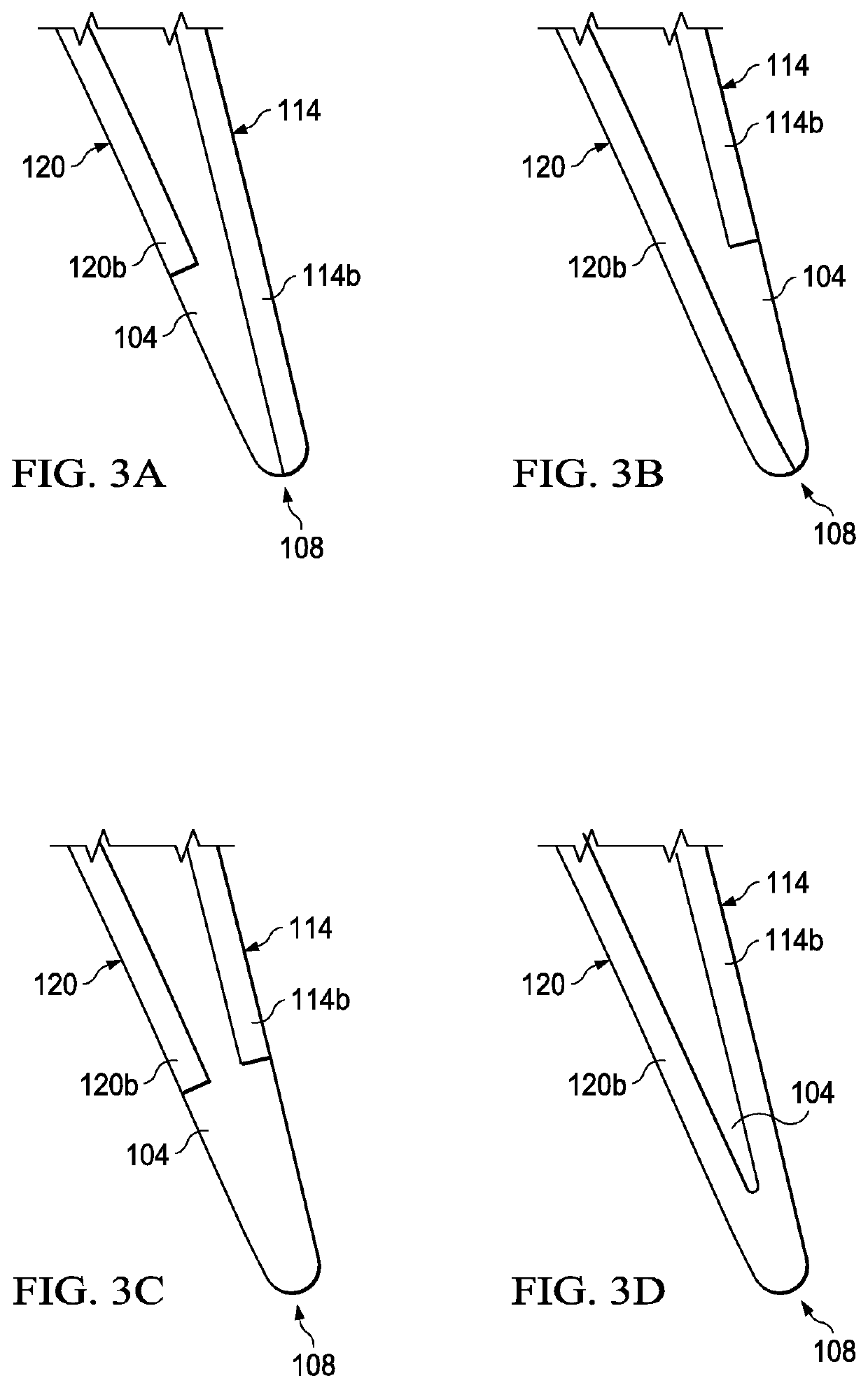 Tip structure for a turbine blade with pressure side and suction side rails