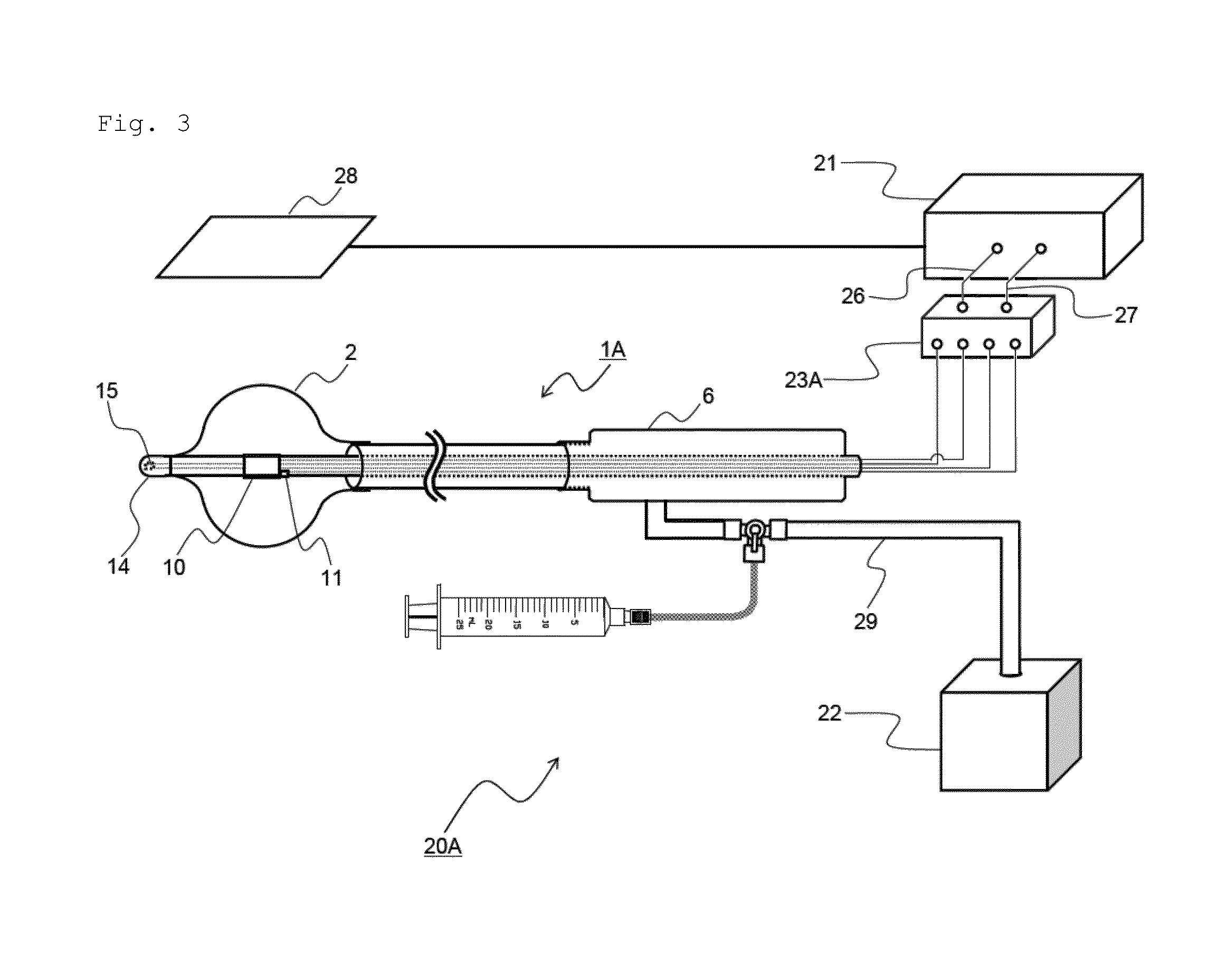 Ablation catheter with balloon and ablation catheter system with balloon