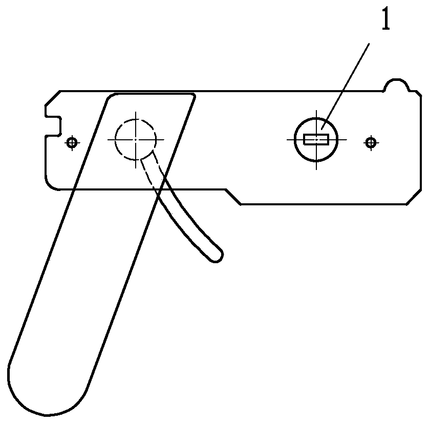 Gun type door handle