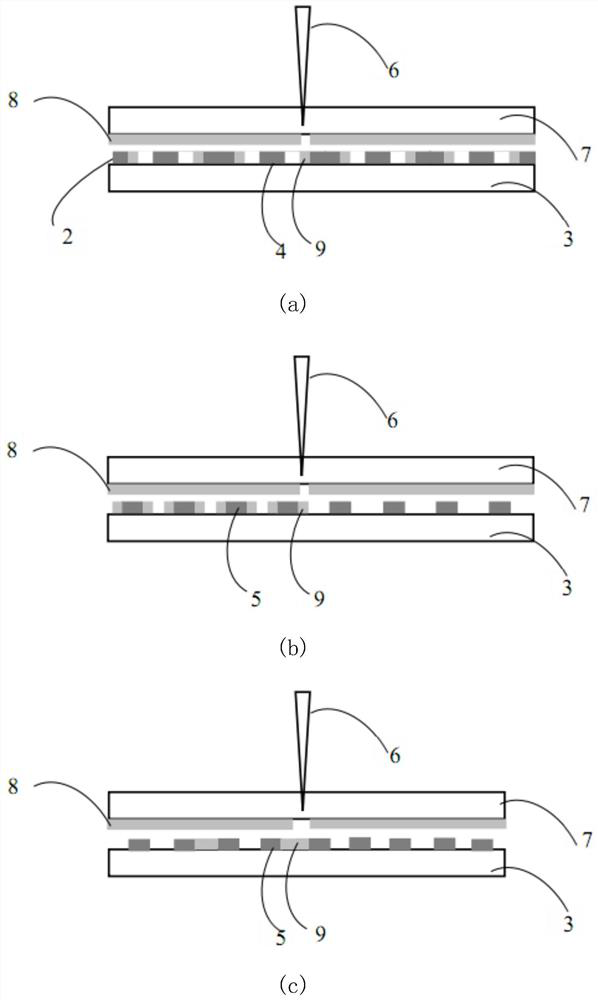 A kind of dynamic frequency selective surface structure and preparation method thereof