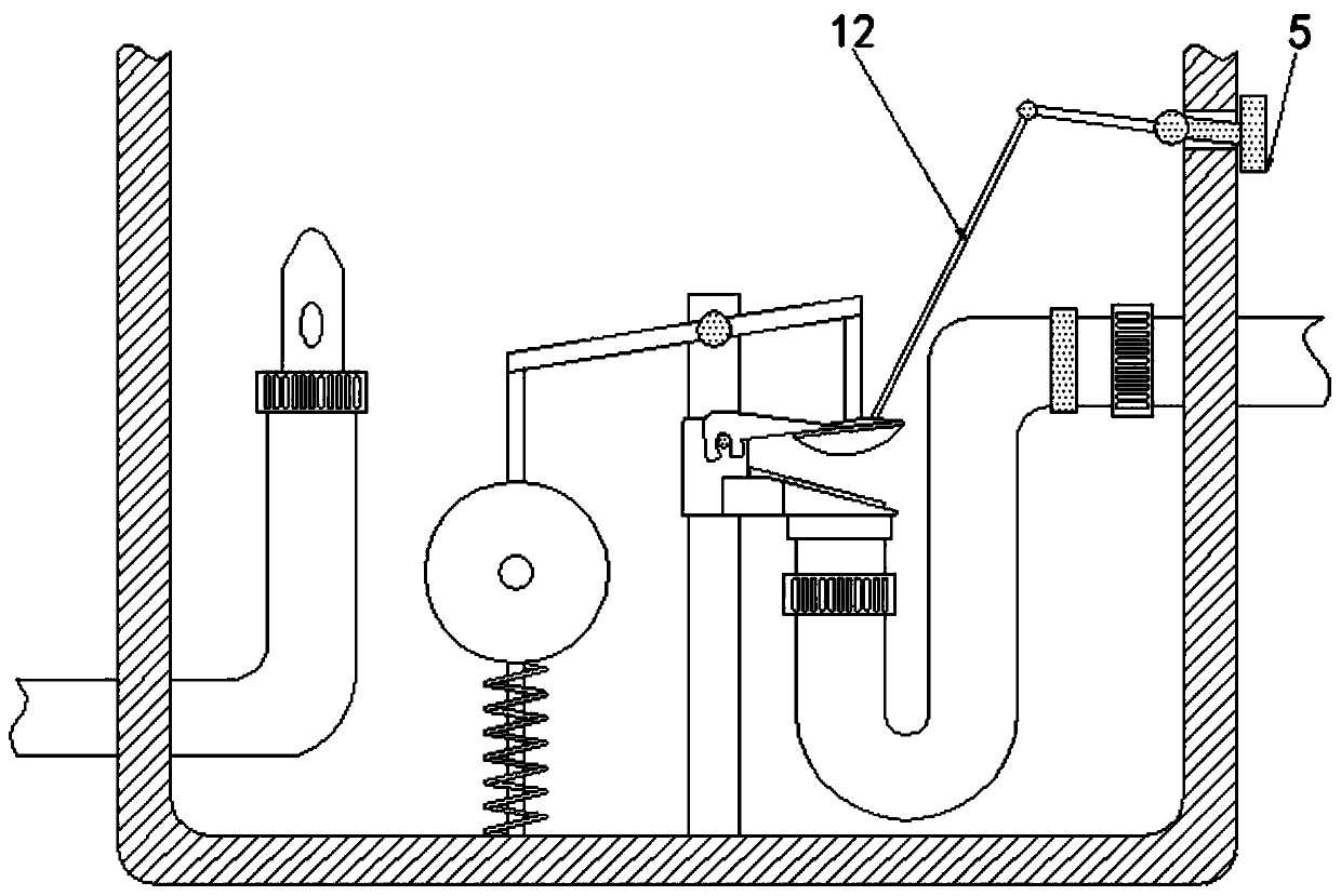 Device for automatically adding water to heating pot in rotary evaporator based on lever principle