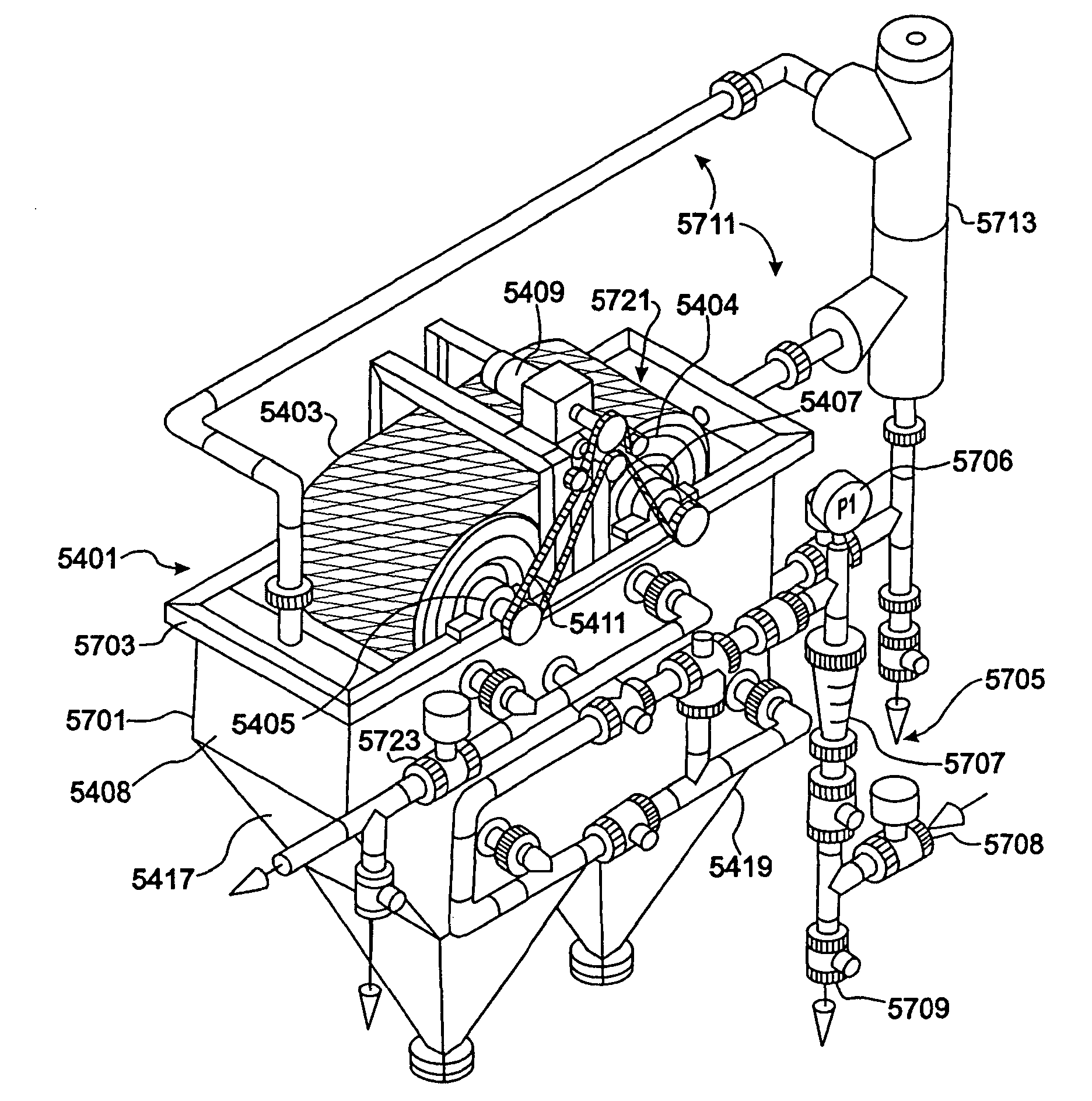 Biological wastewater treatment apparatus and methods using moving belt contractor