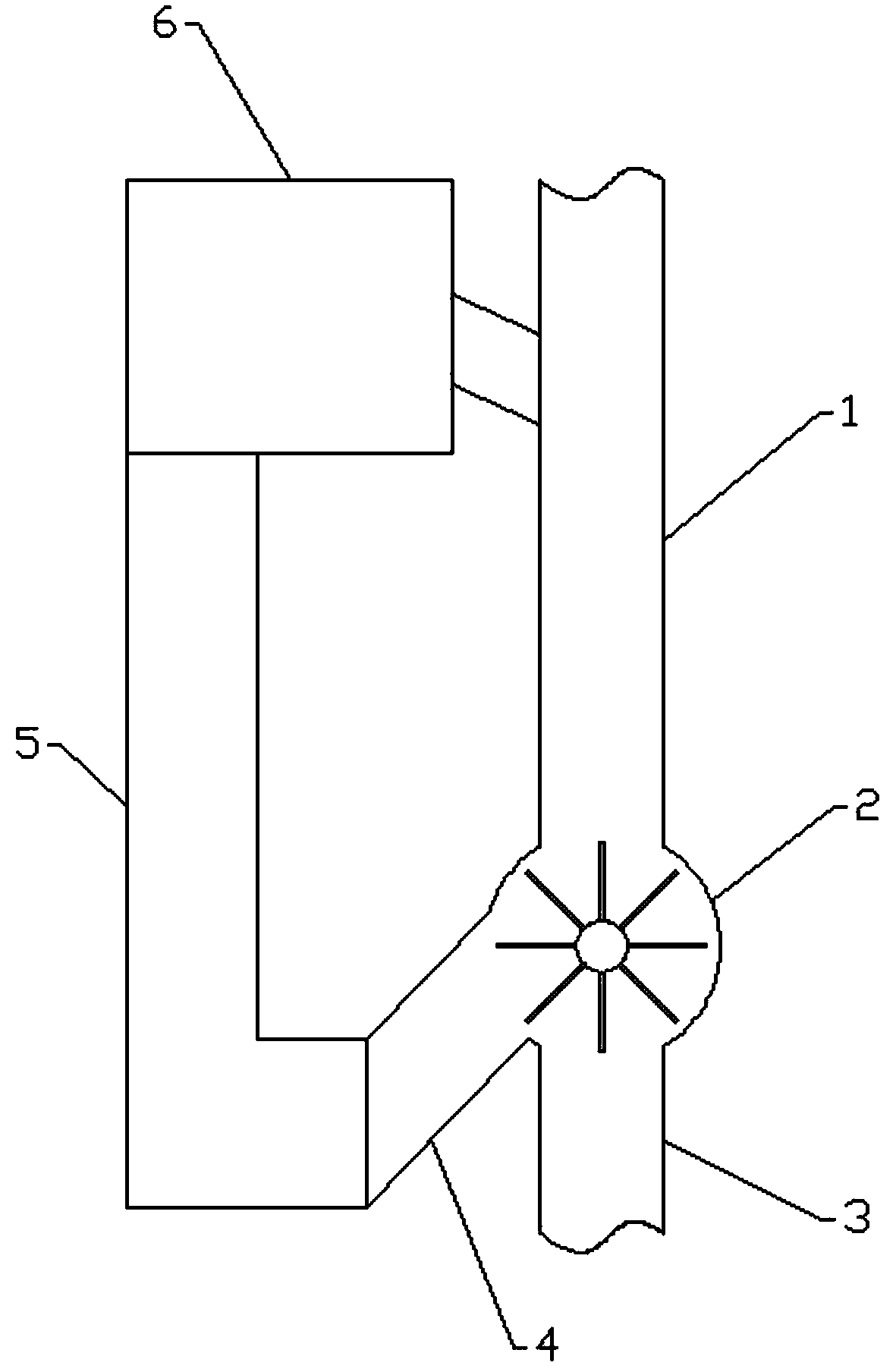 Grinding host discharging and screening mechanism