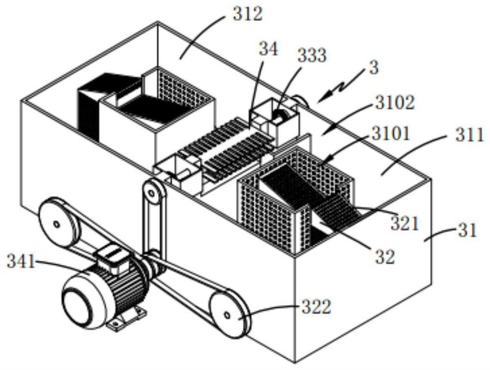 An automatic flipping donut frying guiding device