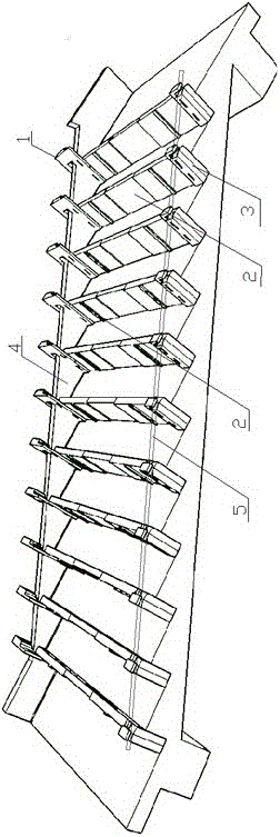 Quickly constructed stair template