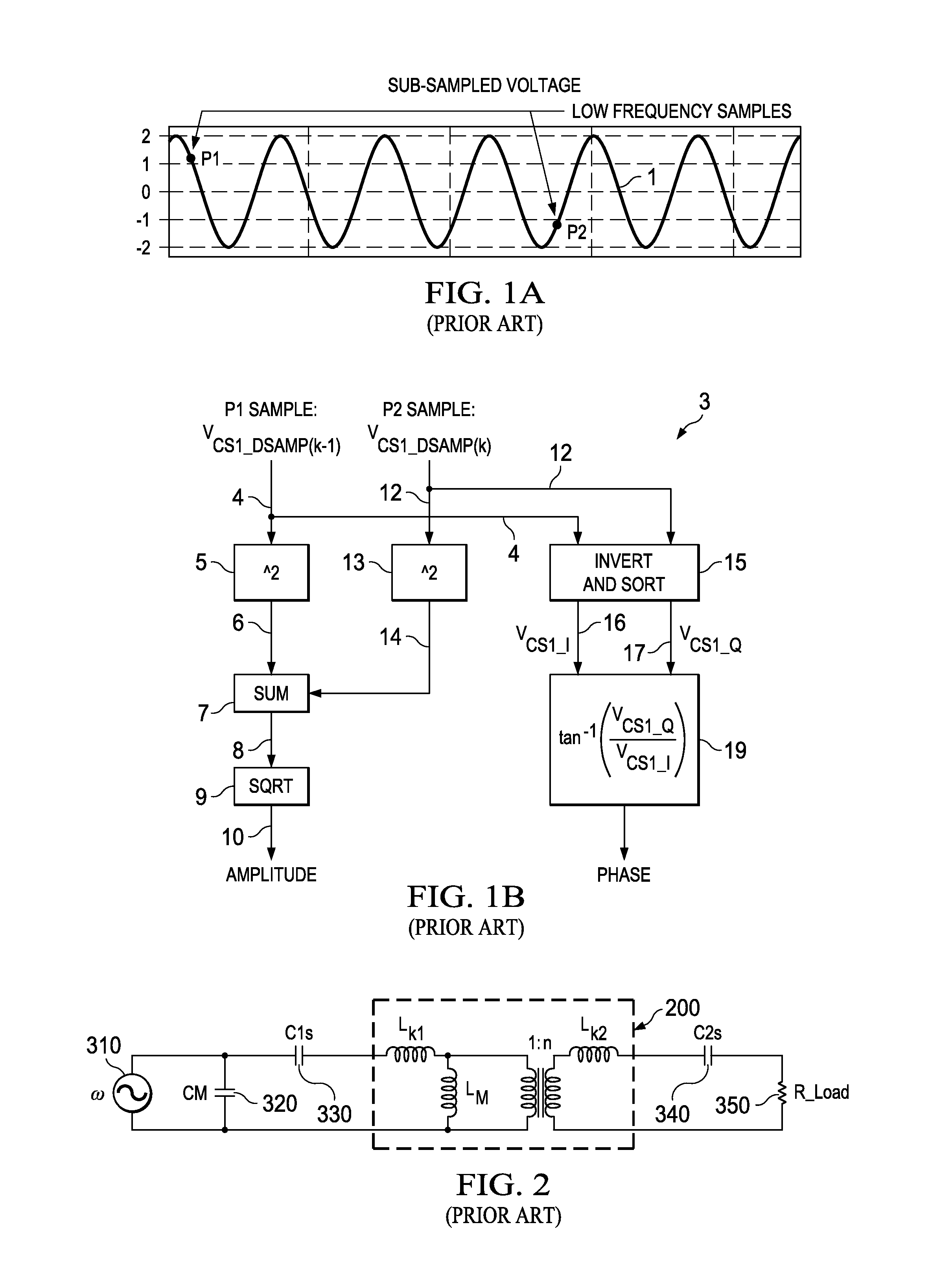 Circuit and method for extracting amplitude and phase information in a resonant system