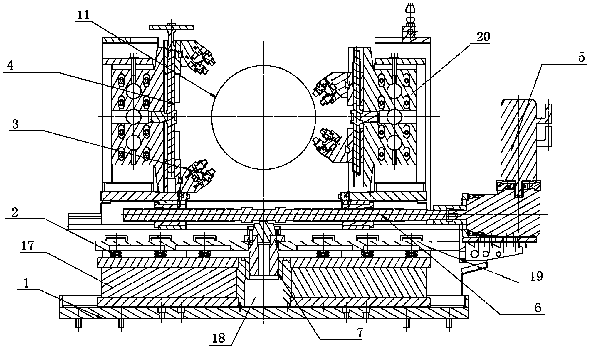 External cylindrical honing machine