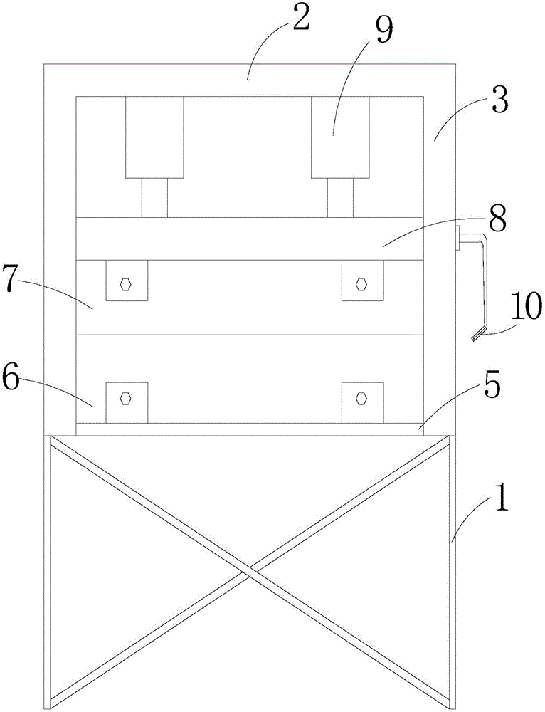 Rapid-positioning bending machine