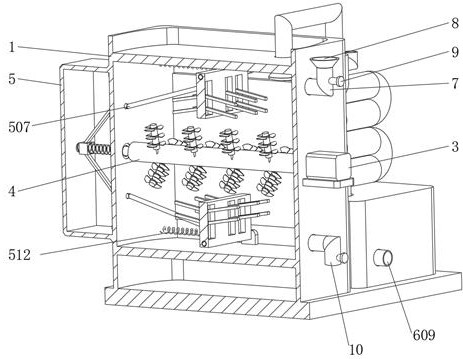 Distillation furnace device for drug intermediates