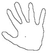 Fingertip detection method and device based on palm ranging