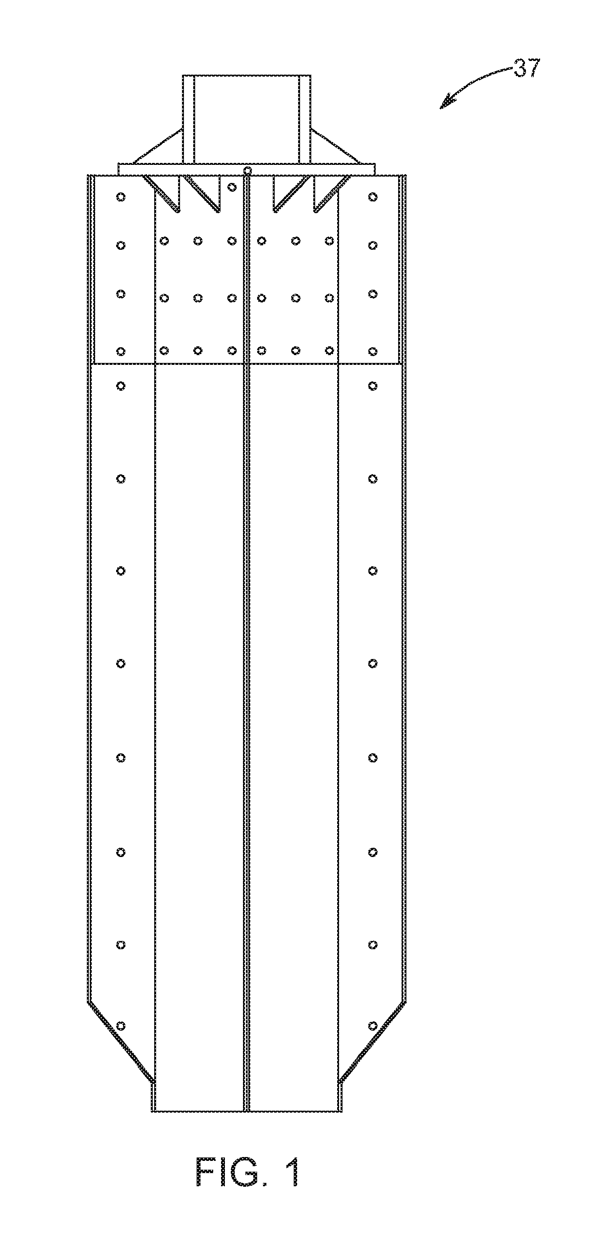 Open end friction pile