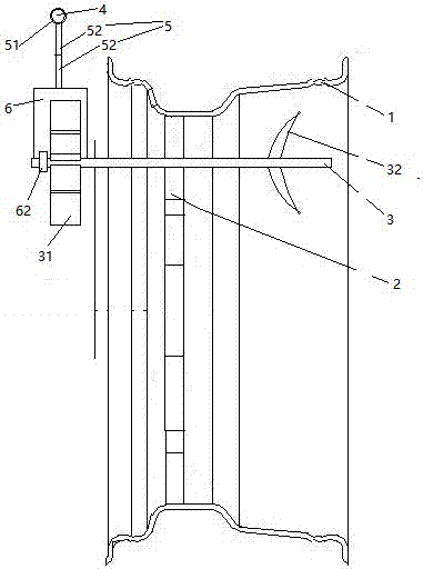 Automobile provided with strengthened heat dissipation wheels