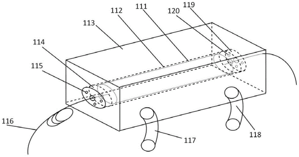 High-power double-clad optical fiber cladding light stripper device and manufacturing method