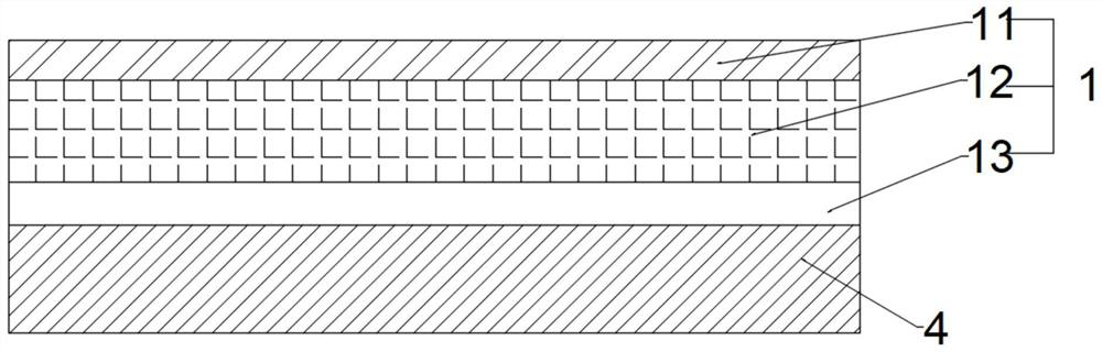 Flame-retardant composite fabric and preparation method thereof