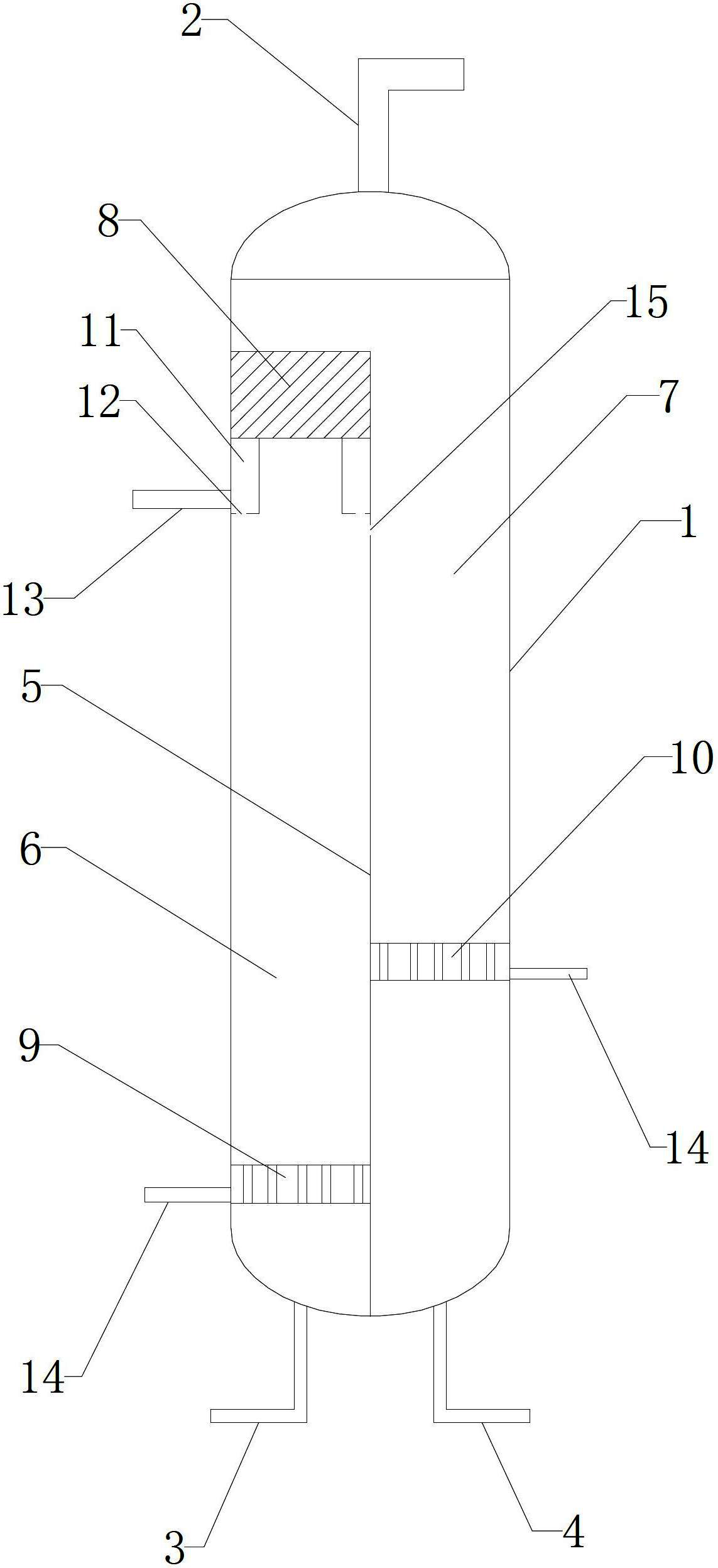 Oxidation regeneration device and method for caustic sludge containing NaSR