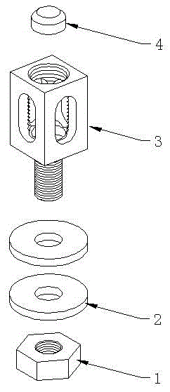 Rotary four-way cable hub