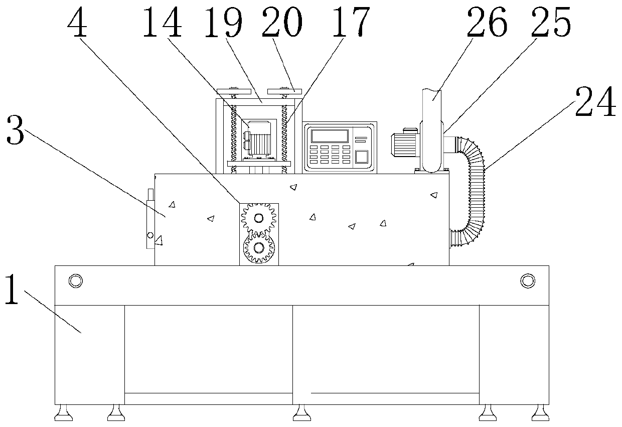 Coating machine for processing lithium battery and preventing waste gas from escaping