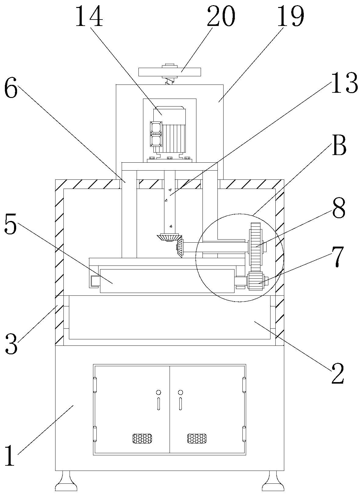 Coating machine for processing lithium battery and preventing waste gas from escaping